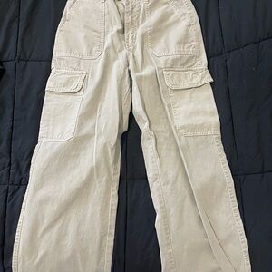 Zara Tan Cargo Pants